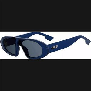 Christian Dior DIOROBLIQUE Blue Frame Sunglasses